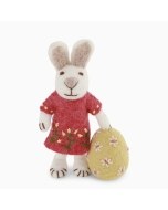 Small Bunny with Big Egg