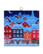 Snowy Town Tile