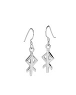 Sterling Rune Earrings - Heart