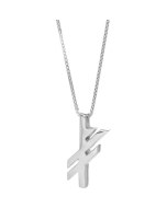 Sterling Rune Pendant - Luck