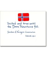 Syttende Mai Card - Dovre Mountains