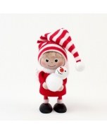 Tomte Boy with Snowman
