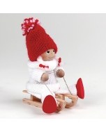 Sledding Tomte Girl