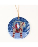 Tomte on Julbock Ornament