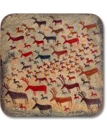 Reindeer Rock Art Trivet