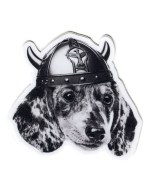 Viking Puppy Face Sticker