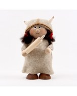 Viking Woman with Rolling Pin