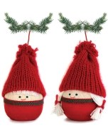 Roly-poly Tomtar Ornaments