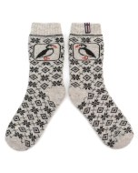 Wool Puffin Socks