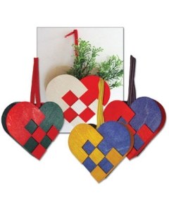 Woven Heart Baskets 