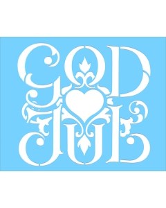 God Jul Stencils
