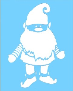Tomte Stencil 