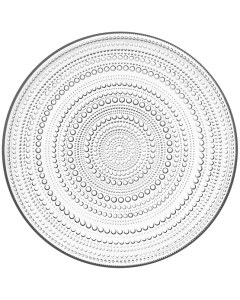 Clear Dewdrop Plate 9.75"