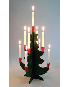 Christmas Tree Candleholder for 9 Candles