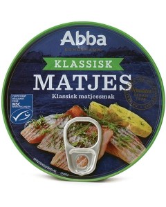Abba Matjes Herring Tin 7 Ounces