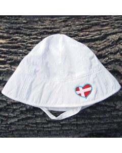 Baby Sun Hat - Denmark Flag