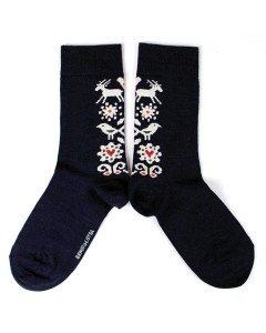 Navy Birds Socks