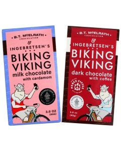 Ingebretsen's Biking Viking Chocolates - 3.0 Ounces (85 Grams)