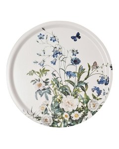 Blue Flower Garden Tray