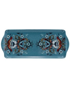 Blue Rosemaling Tray