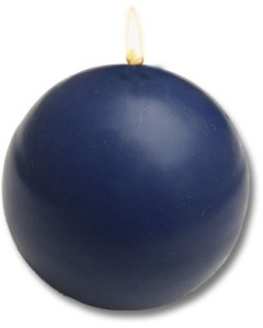 Navy Danish Ball Candles