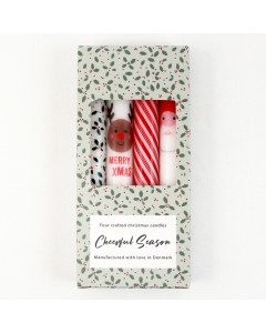 Cheerful Season Taper Candles