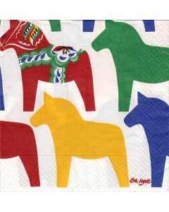 Colors Dala Horse Napkins