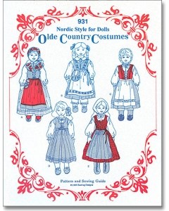Doll Costume Pattern #931