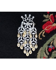 Crown Sølje Brooch