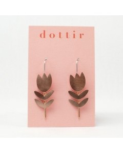 Blomma Brass Earrings