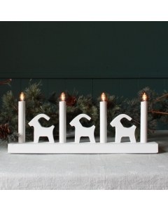Electric Julbock Candelabra