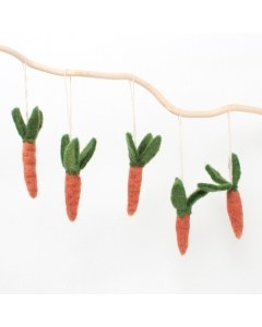 Felt Carrot Ornaments