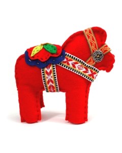 Felt Dala Horse Kit
