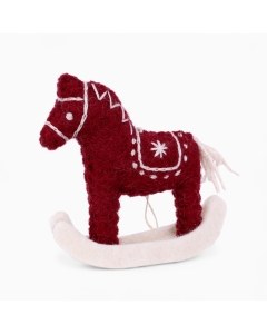 Felt Rocking Horse Ornament