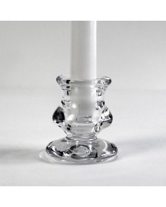 Glass Candleholder