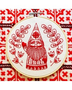 Gnome Embroidery Kit