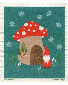 Gnome Home Dishcloth