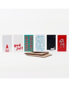 God Jul Enclosure Cards Set