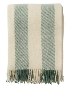 Klippan Gotland Wool Throw - Green
