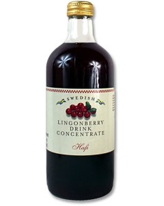 Hafi Swedish Lingonberry Saft - Drink Concentrate 16 Fluid Ounces
