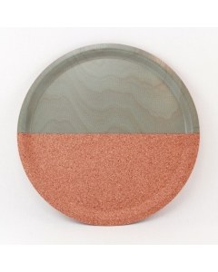 Half-Cork Tray - Green