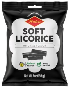 Halva Finnish Black Licorice