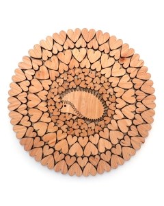 Hedgehog in Hearts Trivet