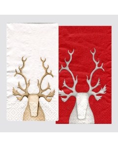 Hekla Reindeer Dinner Napkins