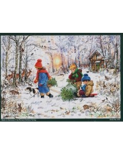 Holly Sleigh Ride Advent Calendar