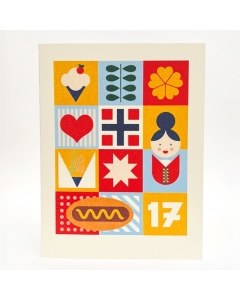 Hurra for Syttende Mai Card