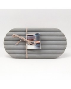 Iris Handtverk Concrete Bath Tray