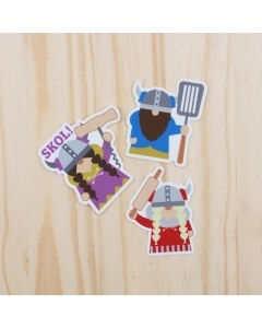 Kitchen Vikings Sticker Set