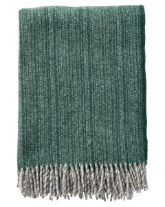 Klippan Wool Throw - Bjork Forest Green
