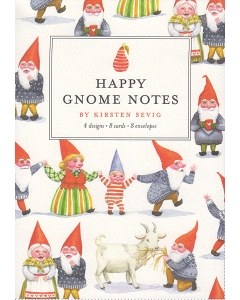 Happy Gnome Notes by Kirsten Sevig